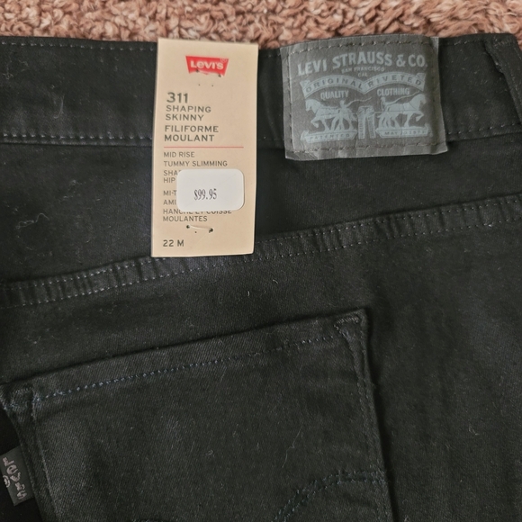 Levi's Sculpt Black Skinny Jeans Classic Style - Picture 2 of 11